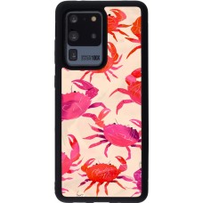 Samsung Galaxy S20 Ultra Case Hülle - Silikon schwarz Crabs Paint
