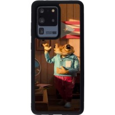 Coque Samsung Galaxy S20 Ultra - Silicone rigide noir Dancing frog DTMF