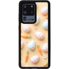 Samsung Galaxy S20 Ultra Case Hülle - Silikon schwarz Easter 2026 Pattern Easter