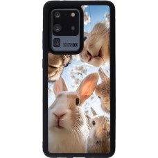 Coque Samsung Galaxy S20 Ultra - Silicone rigide noir Easter 2026 Rabbits
