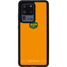 Samsung Galaxy S20 Ultra Case Hülle - Silikon schwarz Australien 2026 personalisierbares Fussballtrikot