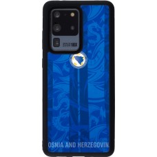 Coque Samsung Galaxy S20 Ultra - Silicone rigide noir Maillot de football Bosnie-Herzégovine 2026 personnalisable
