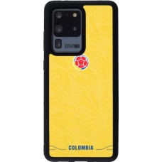Samsung Galaxy S20 Ultra Case Hülle - Silikon schwarz Kolumbien 2026 personalisierbares Fussballtrikot