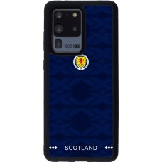 Coque Samsung Galaxy S20 Ultra - Silicone rigide noir Maillot de football Ecosse 2026 personnalisable