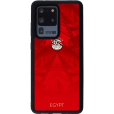Coque Samsung Galaxy S20 Ultra - Silicone rigide noir Maillot de football Égypte 2026 personnalisable