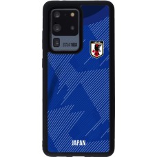 Samsung Galaxy S20 Ultra Case Hülle - Silikon schwarz Japan 2022 personalisierbares Fussballtrikot
