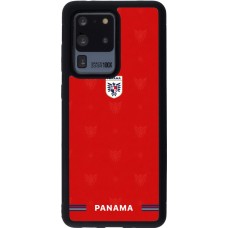 Samsung Galaxy S20 Ultra Case Hülle - Silikon schwarz Panama 2026 personalisierbares Fussballtrikot