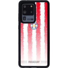 Coque Samsung Galaxy S20 Ultra - Silicone rigide noir Maillot de football Paraguay 2026 personnalisable