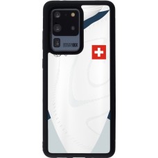 Samsung Galaxy S20 Ultra Case Hülle - Silikon schwarz Schweiz Away personalisierbares Fussballtrikot