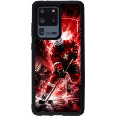 Coque Samsung Galaxy S20 Ultra - Silicone rigide noir Hockey World Championship Player