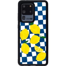 Coque Samsung Galaxy S20 Ultra - Silicone rigide noir Illustration lemons 2026