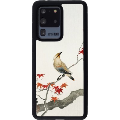 Coque Samsung Galaxy S20 Ultra - Silicone rigide noir Japanese Bird