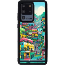 Coque Samsung Galaxy S20 Ultra - Silicone rigide noir Medellin Comuna 13 Art