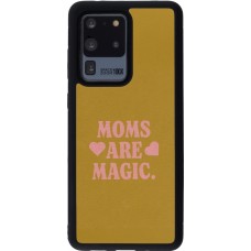 Coque Samsung Galaxy S20 Ultra - Silicone rigide noir Mom 2026 Are Magic
