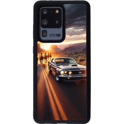 Coque Samsung Galaxy S20 Ultra - Silicone rigide noir Mustang 69 Grand Canyon
