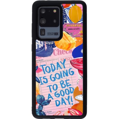 Samsung Galaxy S20 Ultra Case Hülle - Silikon schwarz Preppy Today is Going to be a good day