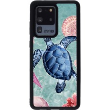 Samsung Galaxy S20 Ultra Case Hülle - Silikon schwarz Preppy Turtle