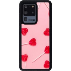 Coque Samsung Galaxy S20 Ultra - Silicone rigide noir Saint Valentines Day 26 Lollipop