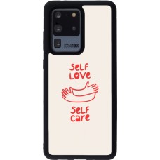Coque Samsung Galaxy S20 Ultra - Silicone rigide noir Saint Valentines Day 26 Self love self care