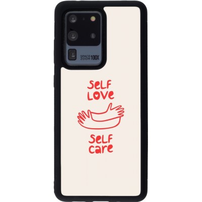 Samsung Galaxy S20 Ultra Case Hülle - Silikon schwarz Saint Valentines Day 26 Self love self care