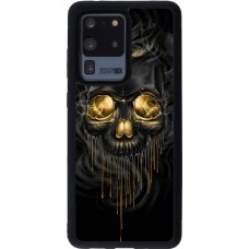 Coque Samsung Galaxy S20 Ultra - Silicone rigide noir Skull 02