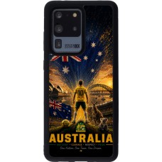 Samsung Galaxy S20 Ultra Case Hülle - Silikon schwarz Fussball Australien splash 2026