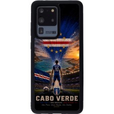 Samsung Galaxy S20 Ultra Case Hülle - Silikon schwarz Fussball Kap Verde splash 2026