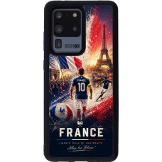 Samsung Galaxy S20 Ultra Case Hülle - Silikon schwarz Fussball Frankreich splash 2026
