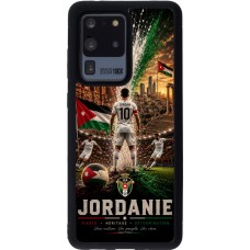 Coque Samsung Galaxy S20 Ultra - Silicone rigide noir Football Jordanie splash 2026