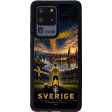 Coque Samsung Galaxy S20 Ultra - Silicone rigide noir Football Suède splash 2026