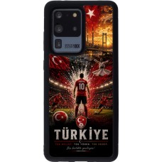 Coque Samsung Galaxy S20 Ultra - Silicone rigide noir Football Turquie splash 2026