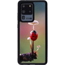 Coque Samsung Galaxy S20 Ultra - Silicone rigide noir Ladybird on a mushroom 2026