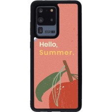 Samsung Galaxy S20 Ultra Case Hülle - Silikon schwarz Summer 2025 Hello summer