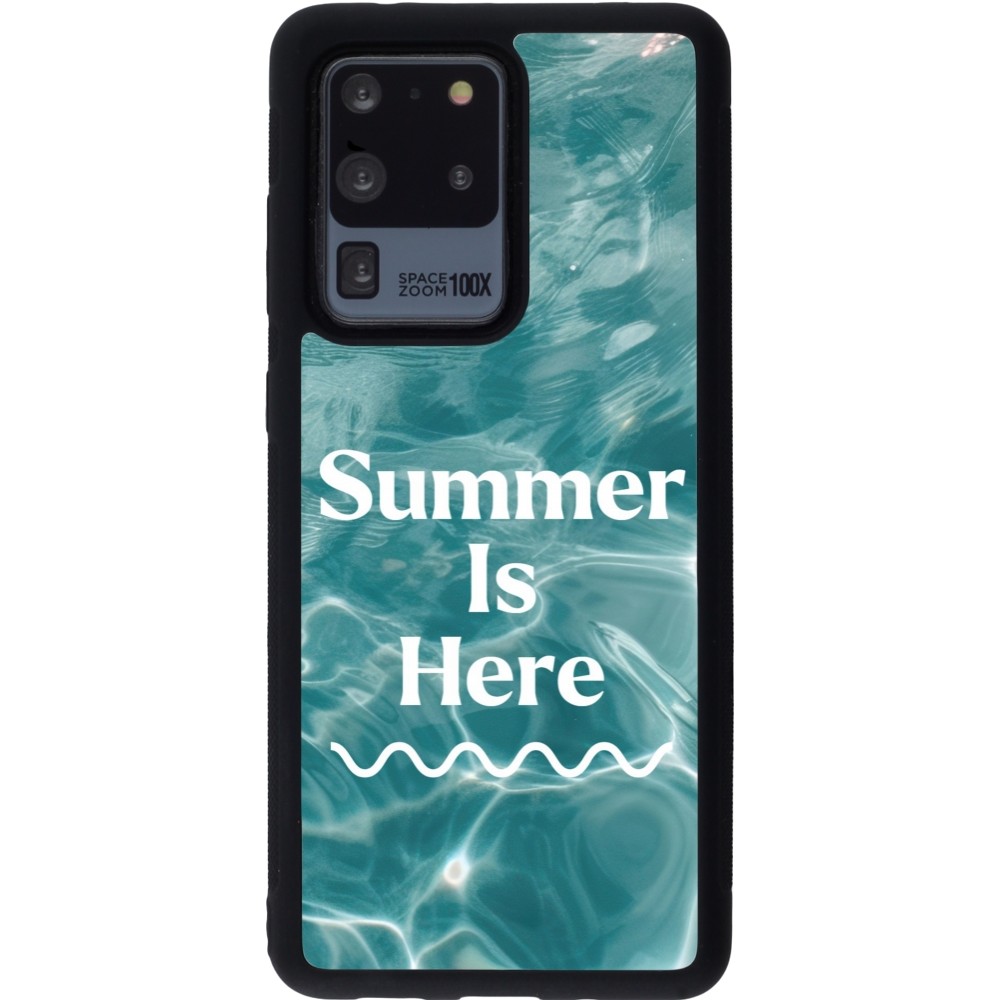 Coque Samsung Galaxy S20 Ultra - Silicone rigide noir Summer 2025 Summer is here
