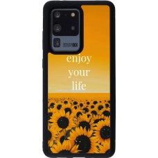 Coque Samsung Galaxy S20 Ultra - Silicone rigide noir Summer 2026 Enjoy your life