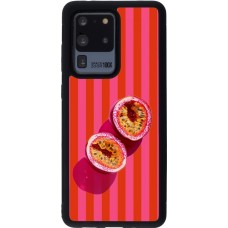 Coque Samsung Galaxy S20 Ultra - Silicone rigide noir Passion fruit Summer 2026