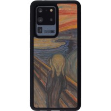 Coque Samsung Galaxy S20 Ultra - Silicone rigide noir Tableau art - Le Cri - Edvard Munch