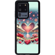 Samsung Galaxy S20 Ultra Case Hülle - Silikon schwarz Valentin 2025 Schick