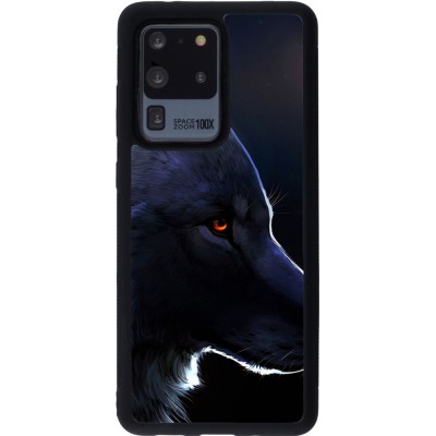 Hülle Samsung Galaxy S20 Ultra - Silikon schwarz Wolf Shape