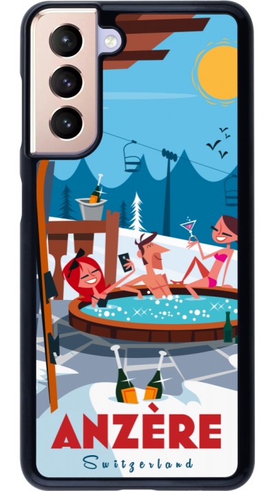 Coque Samsung Galaxy S21 5G - Anzère Mountain Jacuzzi