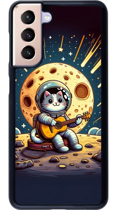 Coque Samsung Galaxy S21 5G - AstroCat RockLune