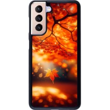 Samsung Galaxy S21 5G Case Hülle - Herbst Magisch Orange