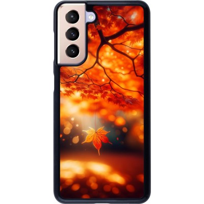 Samsung Galaxy S21 5G Case Hülle - Herbst Magisch Orange