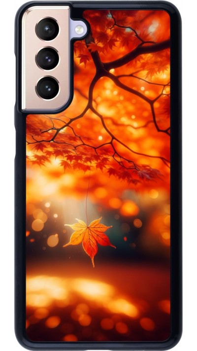 Coque Samsung Galaxy S21 5G - Automne Magique Orange