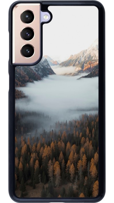 Samsung Galaxy S21 5G Case Hülle - Autumn 22 forest lanscape