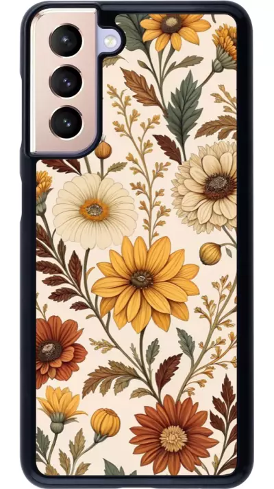 Coque Samsung Galaxy S21 5G - Autumn 25 Flower pattern