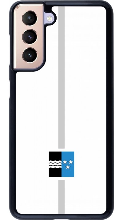 Coque Samsung Galaxy S21 5G - Canton AG blanc
