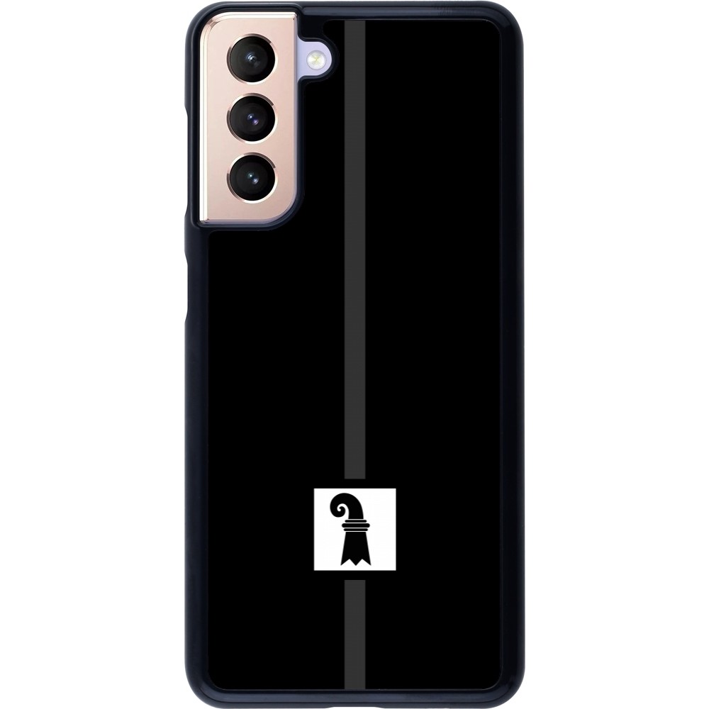 Samsung Galaxy S21 5G Case Hülle - Kanton BS schwarz