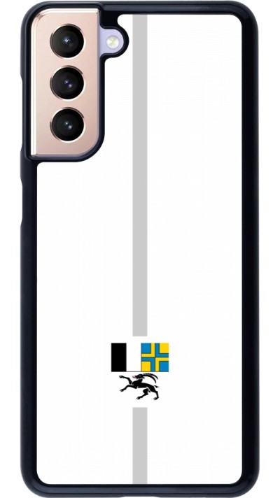 Samsung Galaxy S21 5G Case Hülle - Kanton GR weiss
