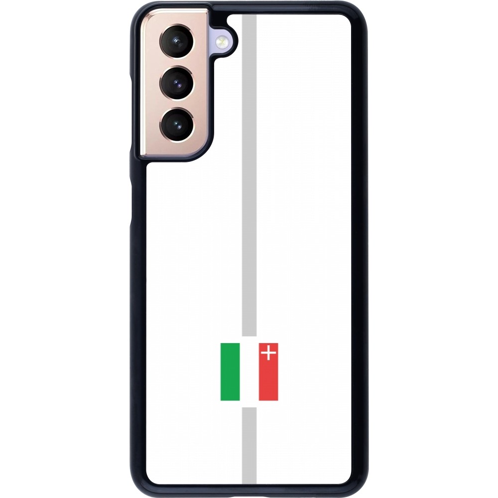 Samsung Galaxy S21 5G Case Hülle - Kanton NE weiss